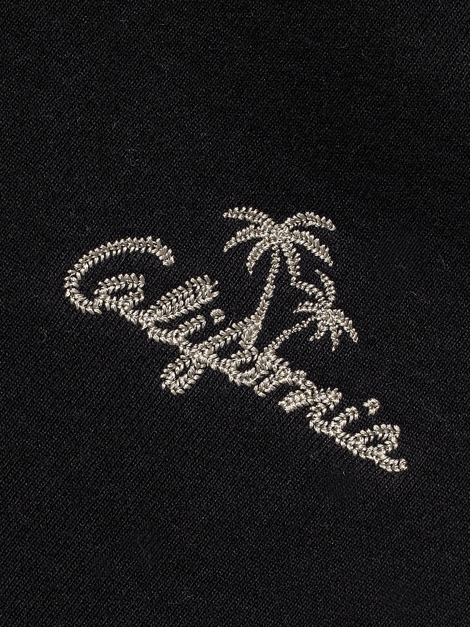 90210 Palm tree hood zipup_black