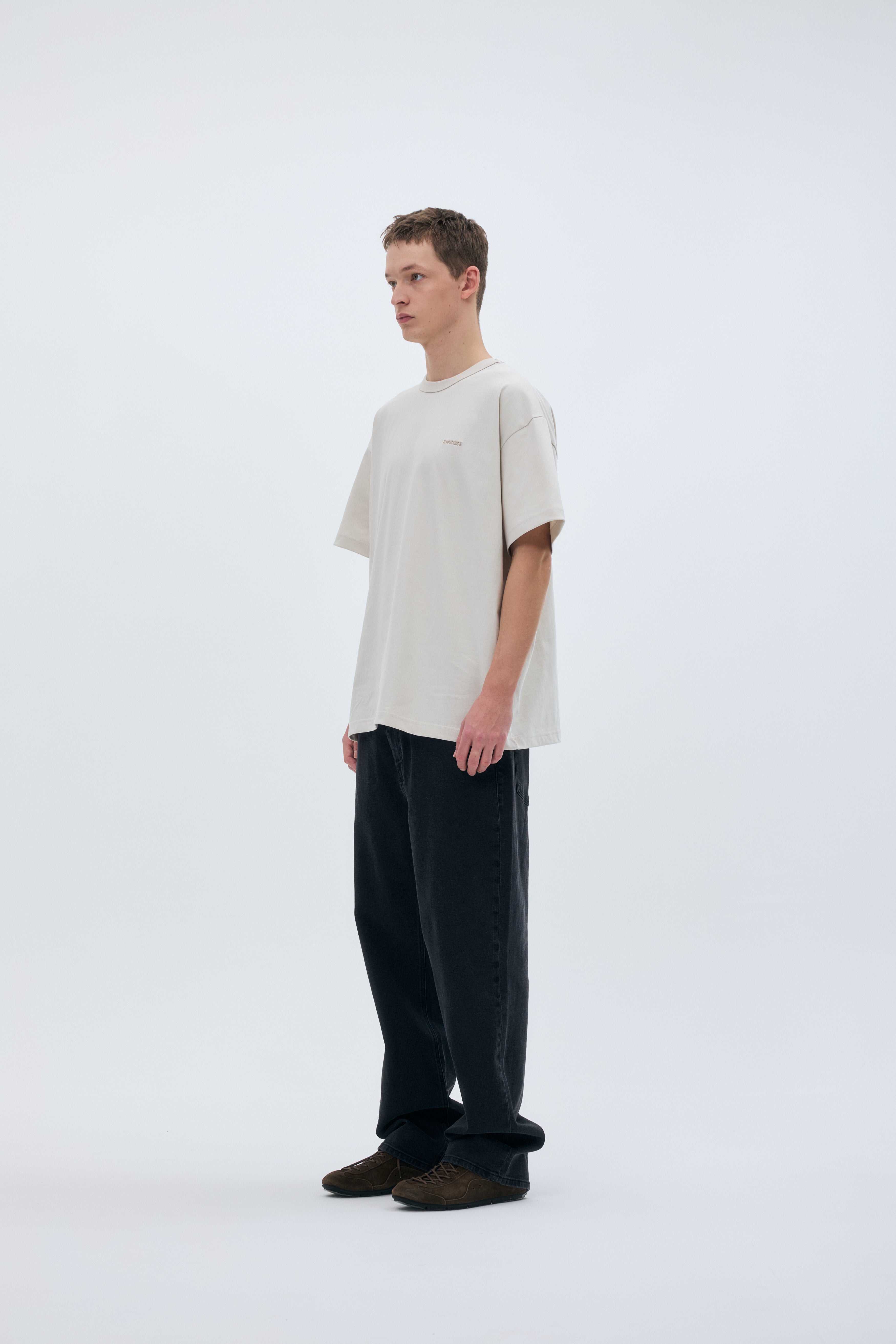 Classic Signature Tee_beige