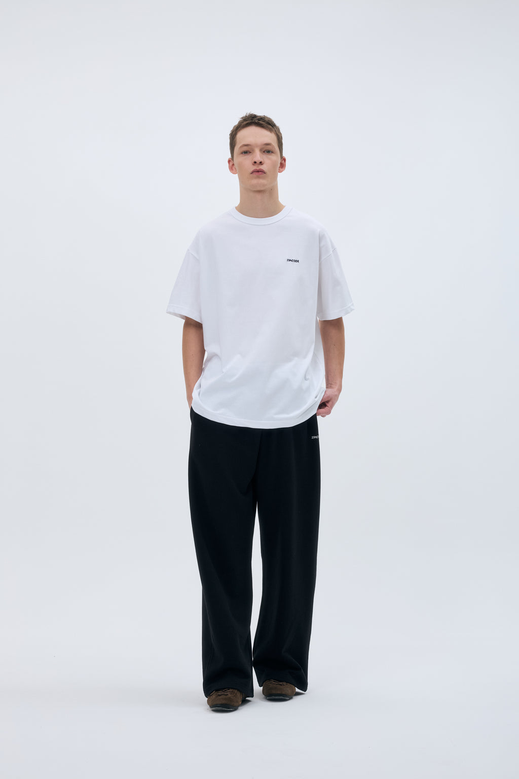 Zipcode wide pants_black