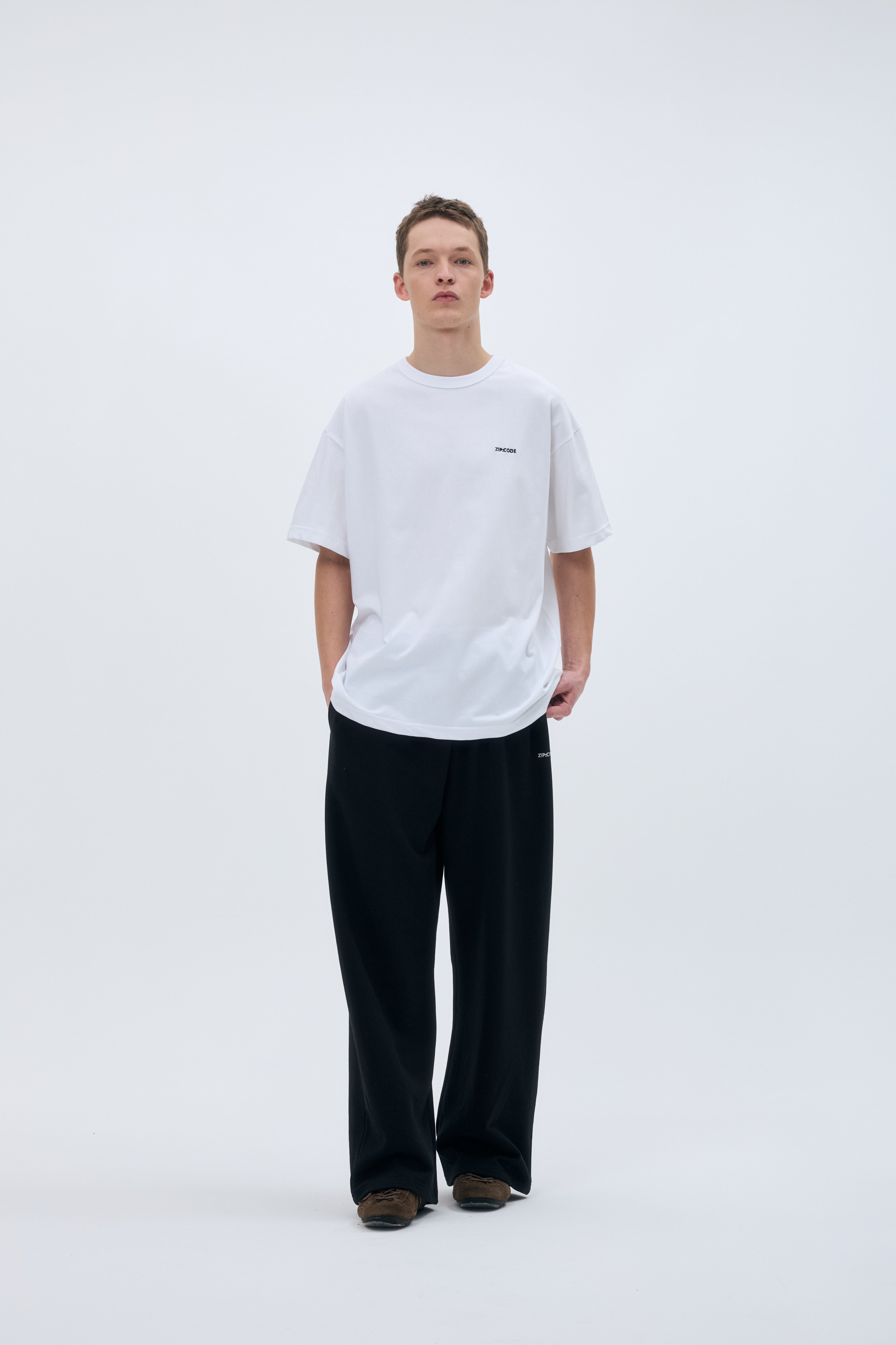 Zipcode wide pants_black