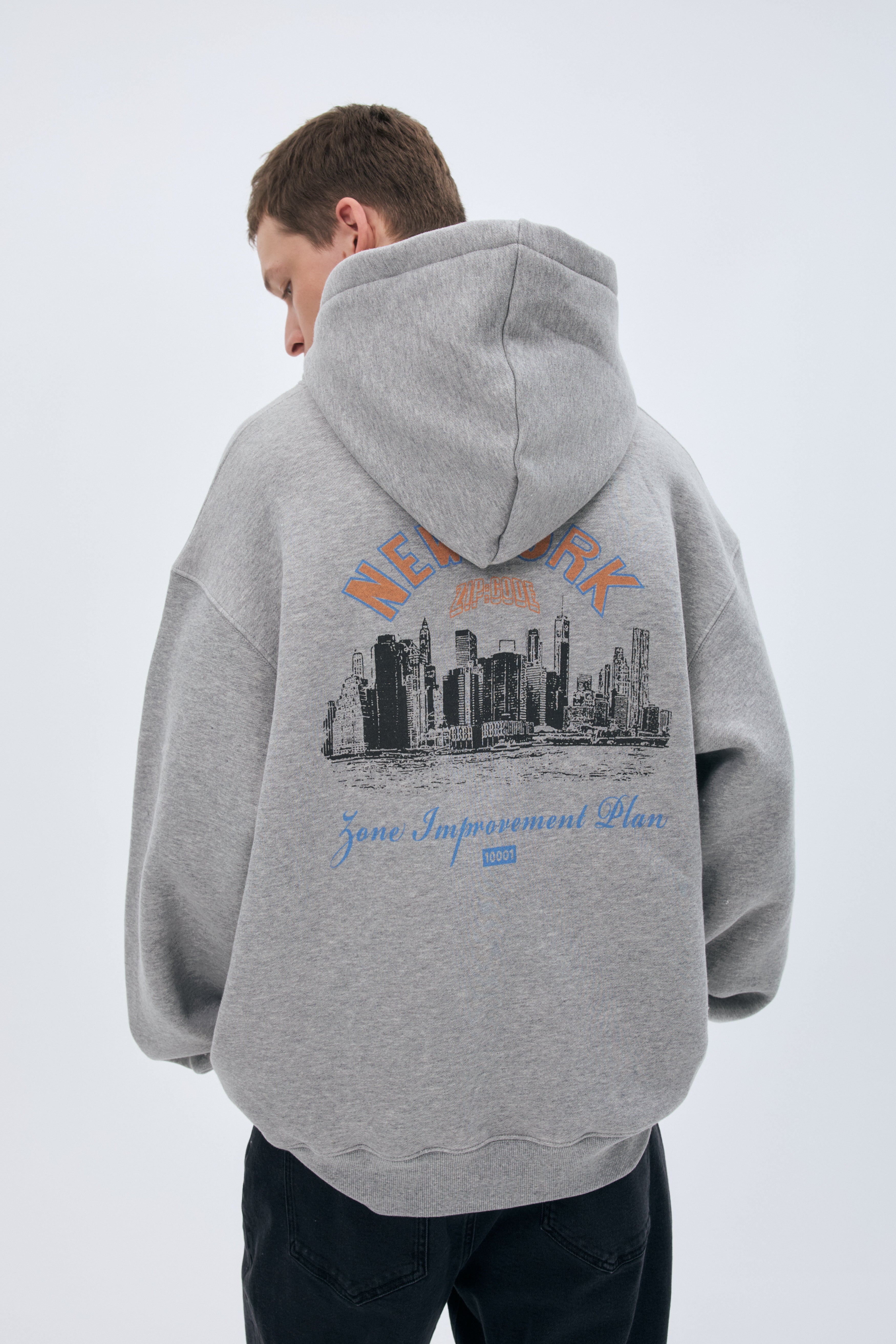 10001 NewYork Hoodie_gray