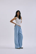 Zipcode wide pants_blue