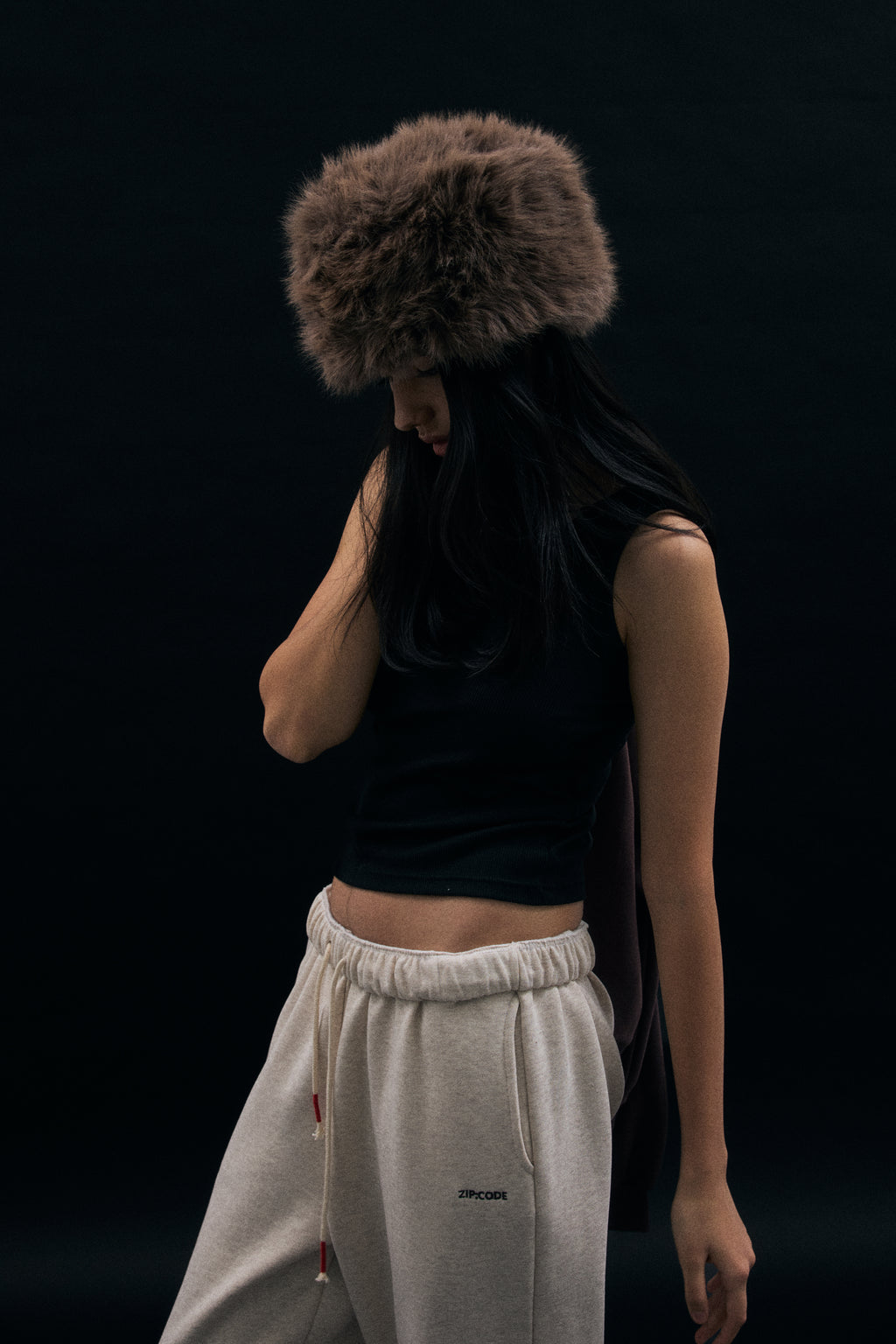 Zipcode wide pants_beige