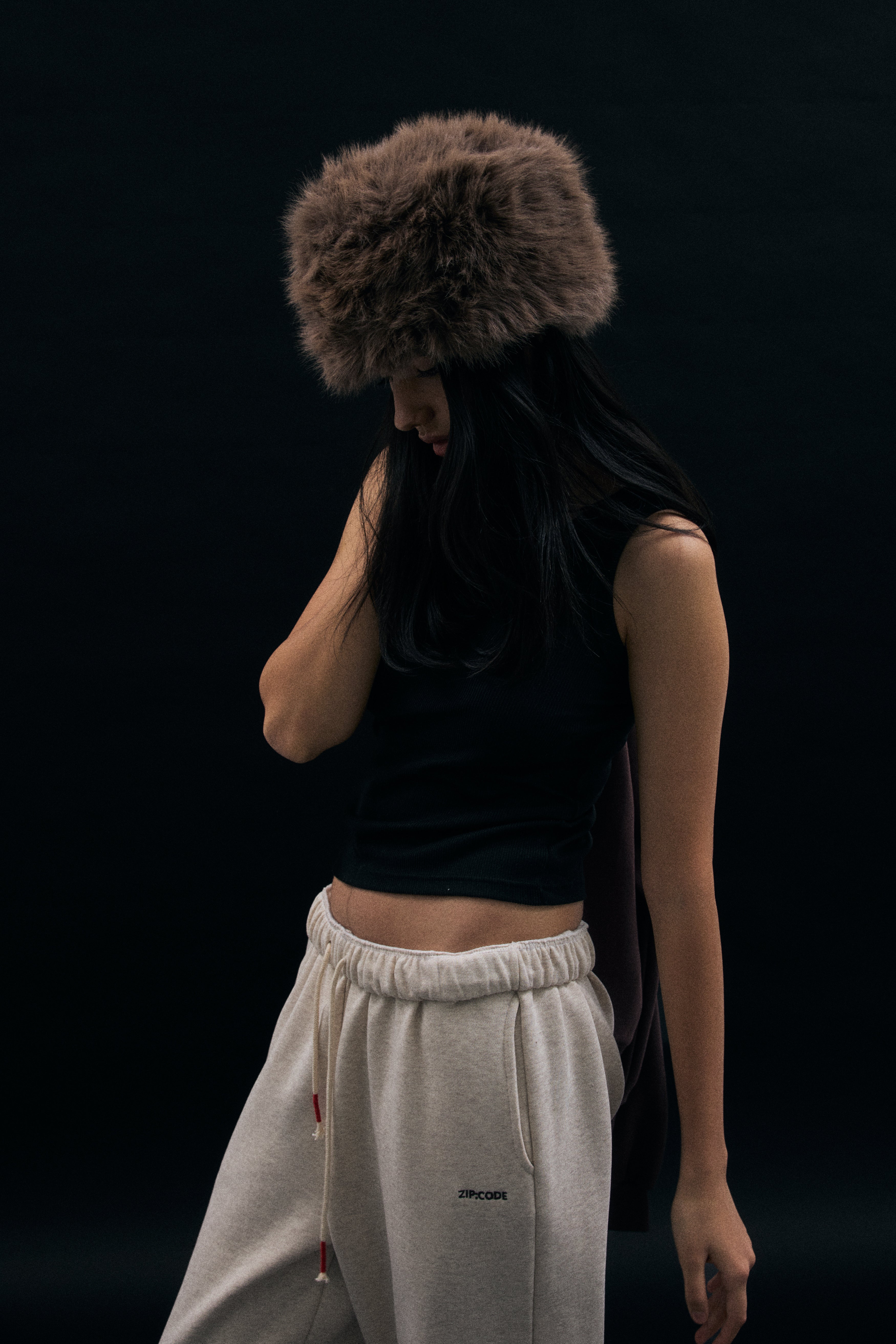 Zipcode wide pants_beige