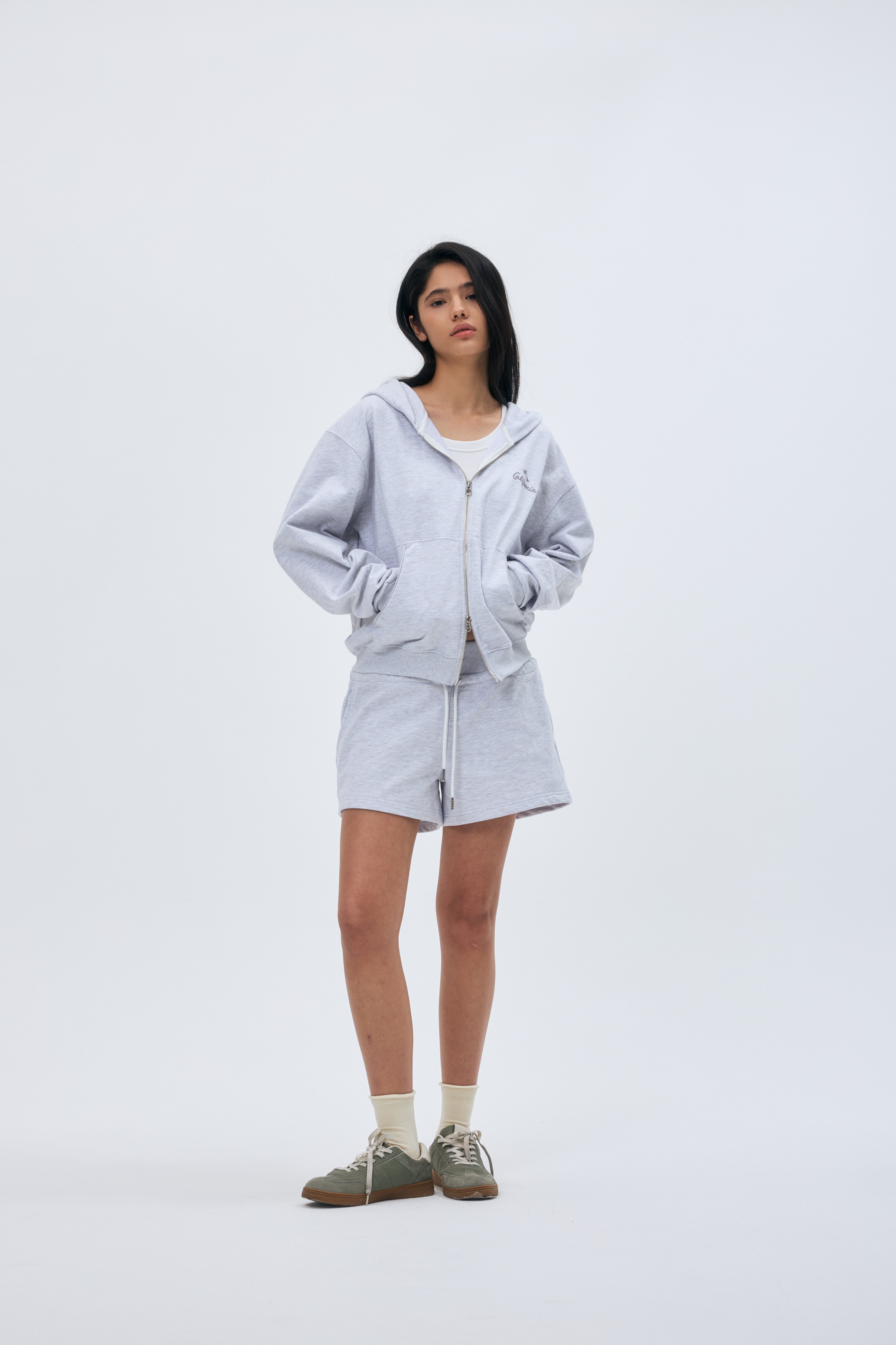 90210 California pants_gray